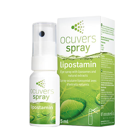 Ocuvers spray lipostamin – očné kvapky pri alergiách